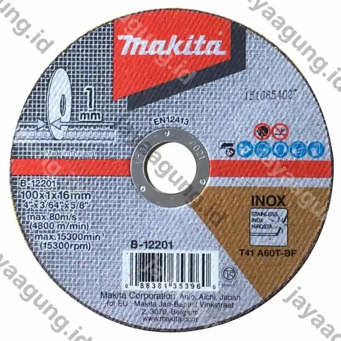 BATU POTONG MAKITA 4"X1X16 A60T (B-12201)