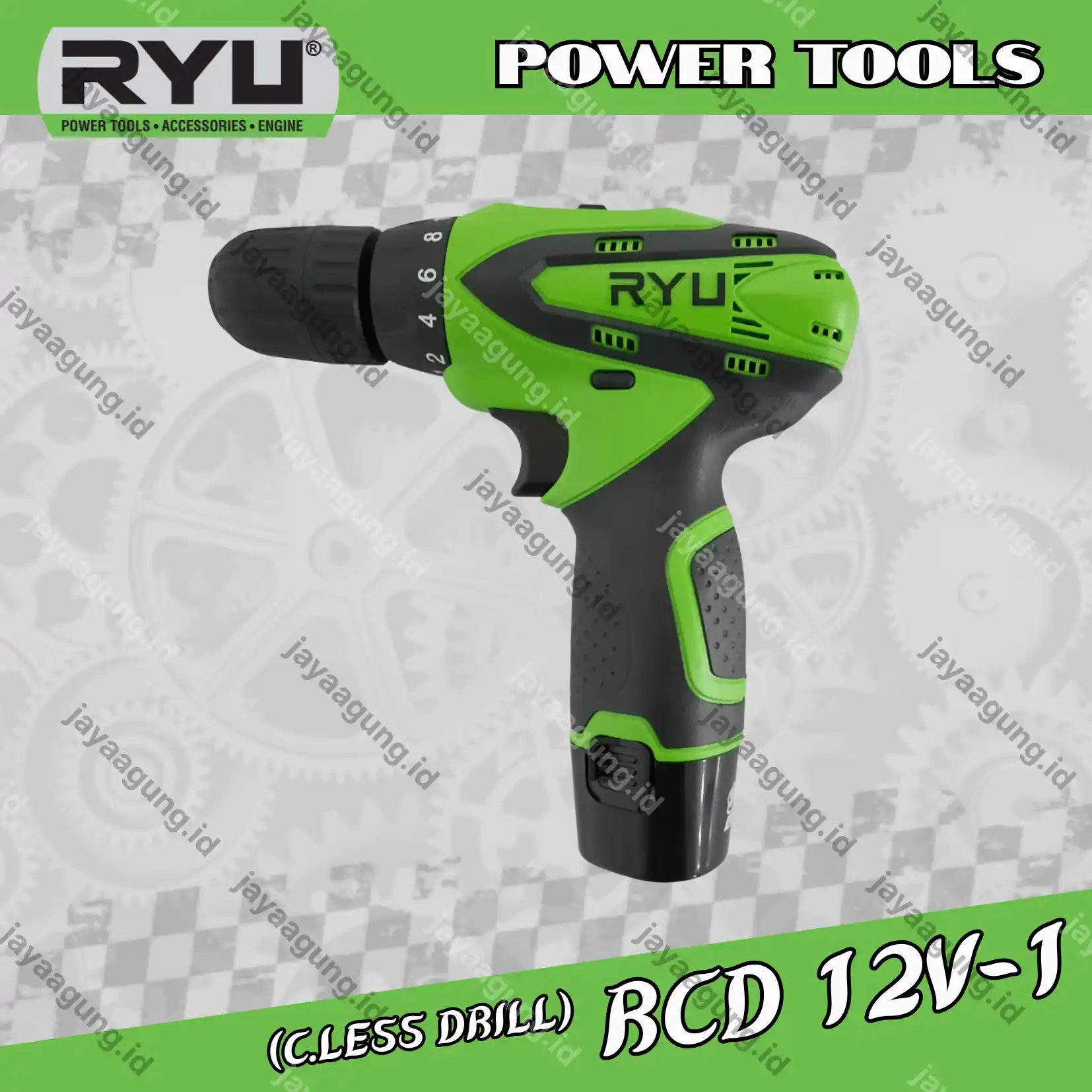 C.LESS DRILL RYU RCD 12V-1