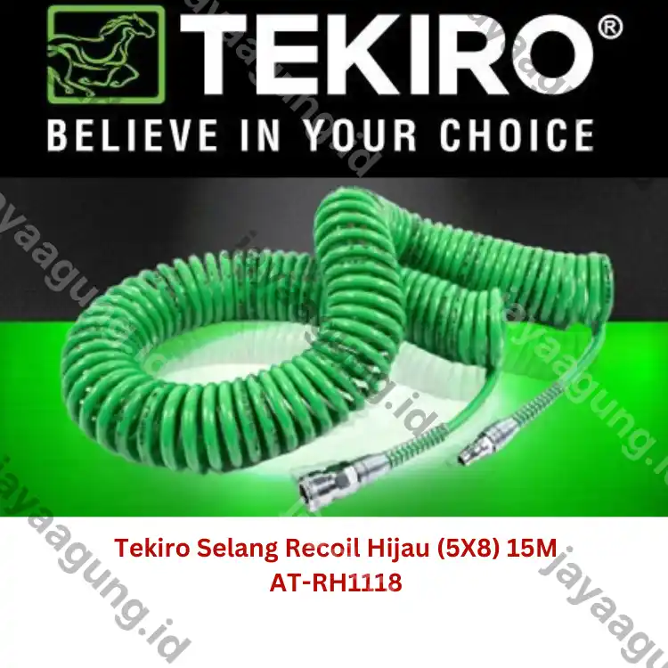 SELANG RECOIL HIJAU TEKIRO (5X8) 15M AT-RH1118