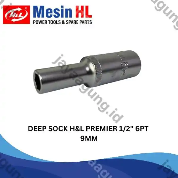 DEEP SOCK H&L PREMIER 1/2" 6PT 9MM (HHTS0032)