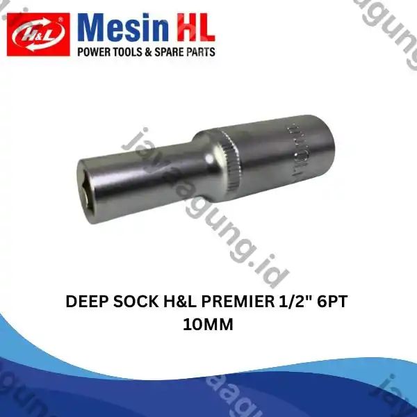 DEEP SOCK H&L PREMIER 1/2" 6PT 10MM (HHTS0033)