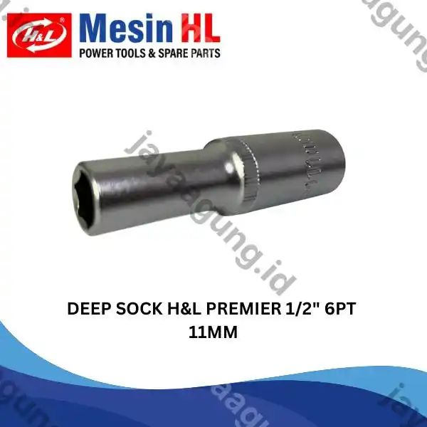 DEEP SOCK H&L PREMIER 1/2" 6PT 11MM (HHTS0034)