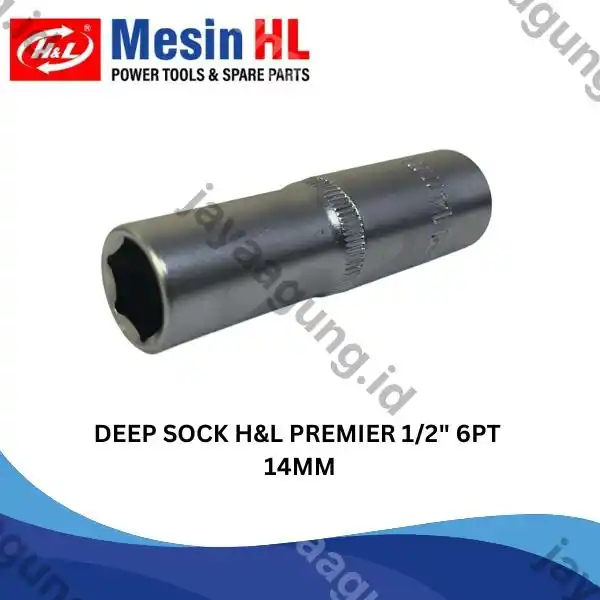 DEEP SOCK H&L PREMIER 1/2" 6PT 14MM (HHTS0037)