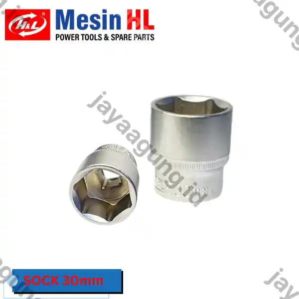 SOCK DR 1/2" H&L PREMIER 6PT 30MM (HHTS0029)
