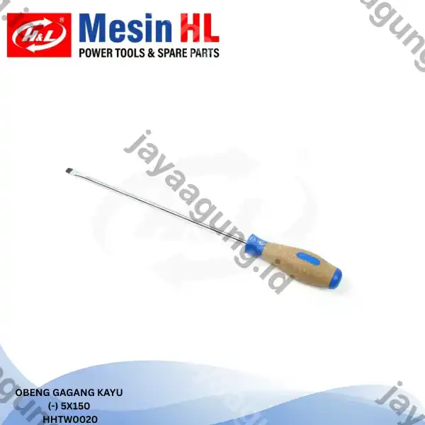 OBENG GAGANG KAYU H&L 5X150(-) HHTW0020