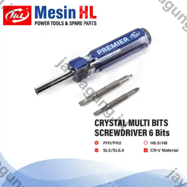 OBENG MULTI BITS H&L 6 BITS (KRISTAL) HHTC0062