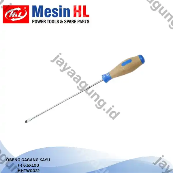 OBENG GAGANG KAYU H&L 6.5X100(-) HHTW0022