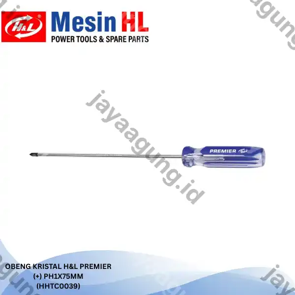 OBENG KRISTAL H&L PREMIER (+)PH1X75MM (HHTC0039)