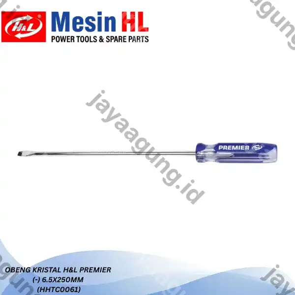 OBENG KRISTAL H&L PREMIER (-)6.5X250MM (HHTC0061)