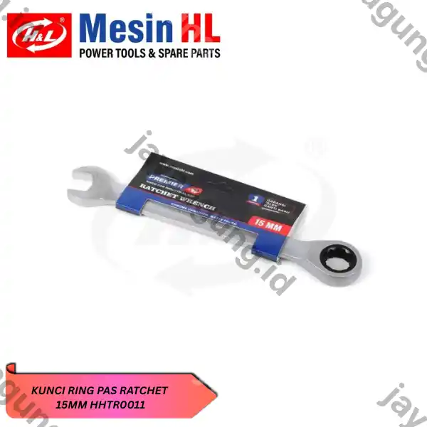 KUNCI RING PAS RATCHET H&L 15MM HHTR0011