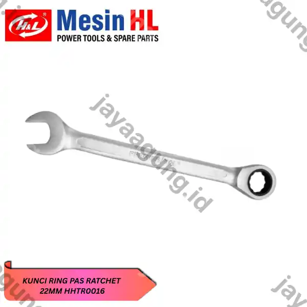 KUNCI RING PAS RATCHET H&L 22MM HHTR0016