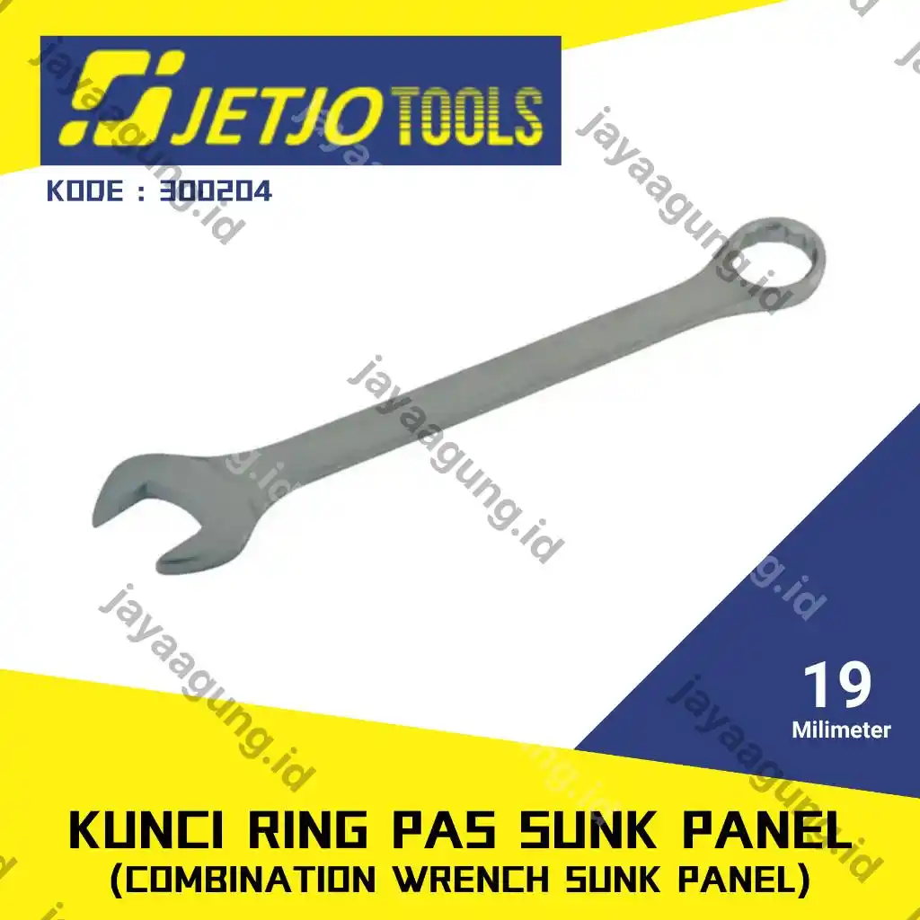 KUNCI RING PA SUNK-PANEL JETJO 19MM 300204