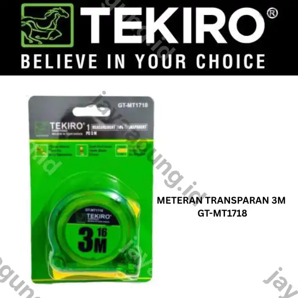 METERAN TRANSPARAN TEKIRO 3M GT-MT1718