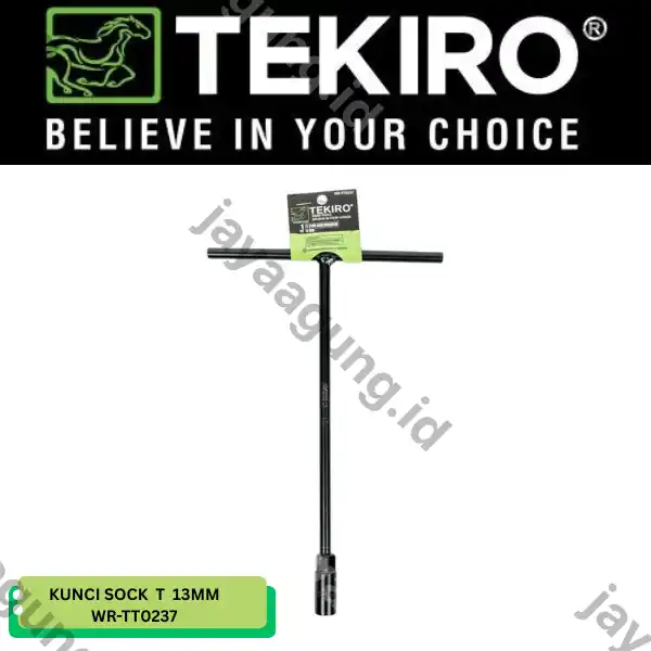 KUNCI SOCK T TEKIRO HITAM 13MM WR-TT0237