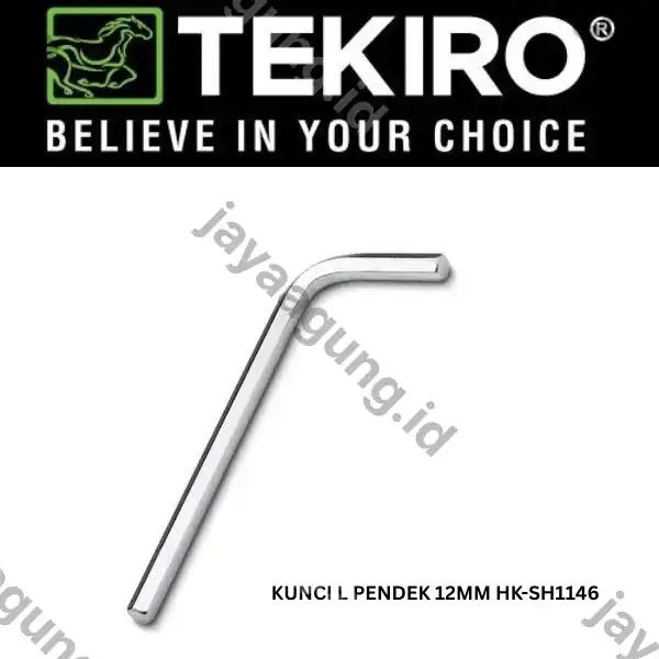 KUNCI L PENDEK TEKIRO 12MM HK-SH1146