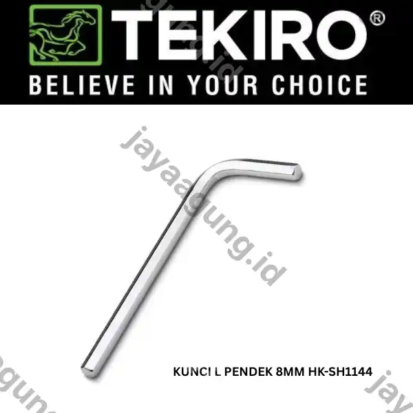KUNCI L PENDEK TEKIRO 8MM HK-SH1144