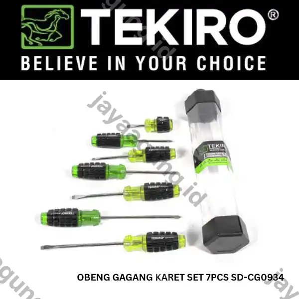 OBENG GAGANG KARET SET TEKIRO 7PCS SD-CG0934