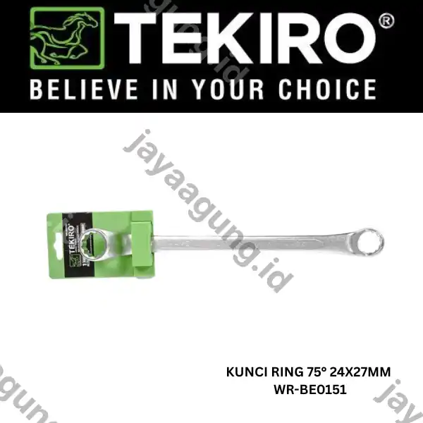 KUNCI RING 75° TEKIRO 24X27MM WR-BE0151