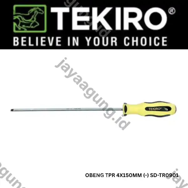 OBENG TPR TEKIRO 4X150MM (-) SD-TR0901