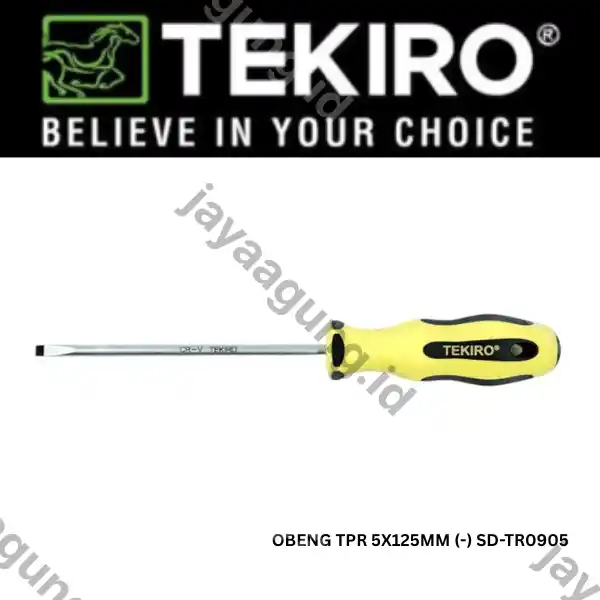 OBENG TPR TEKIRO 5X125MM (-) SD-TR0905