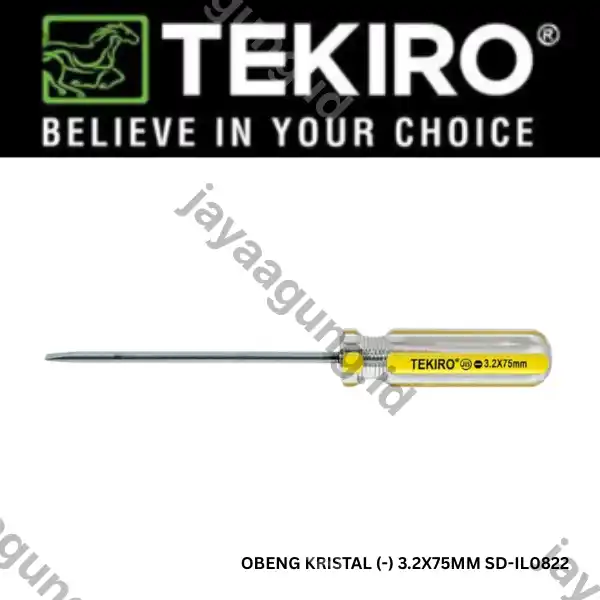 OBENG KRISTAL TEKIRO (-) 3.2X75MM SD-IL0822