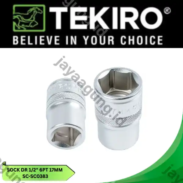 SOCK DR 1/2" TEKIRO 6PT 17MM SC-SC0383