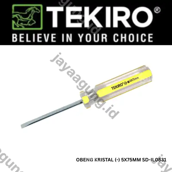 OBENG KRISTAL TEKIRO (-) 5X75MM SD-IL0831
