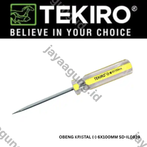 OBENG KRISTAL TEKIRO (-) 6X100MM SD-IL0839