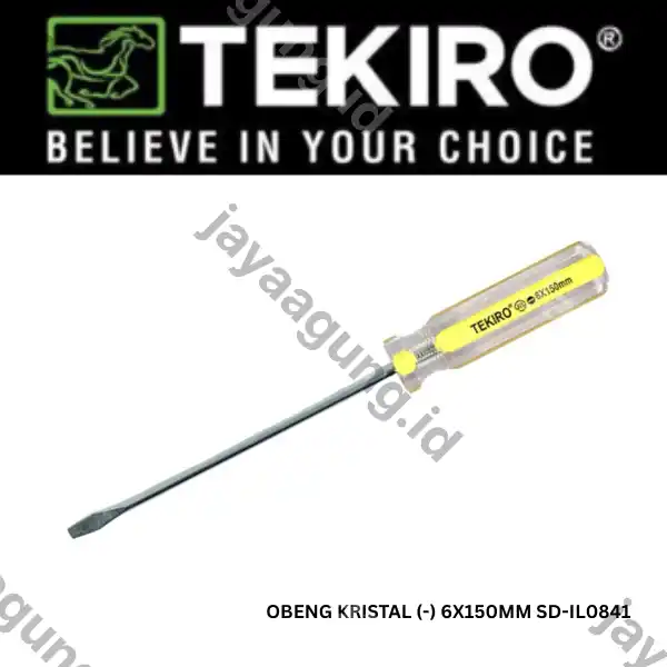 OBENG KRISTAL TEKIRO (-) 6X150MM SD-IL0841