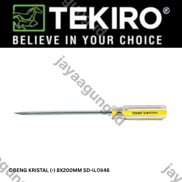 OBENG KRISTAL TEKIRO (-) 8X200MM SD-IL0846