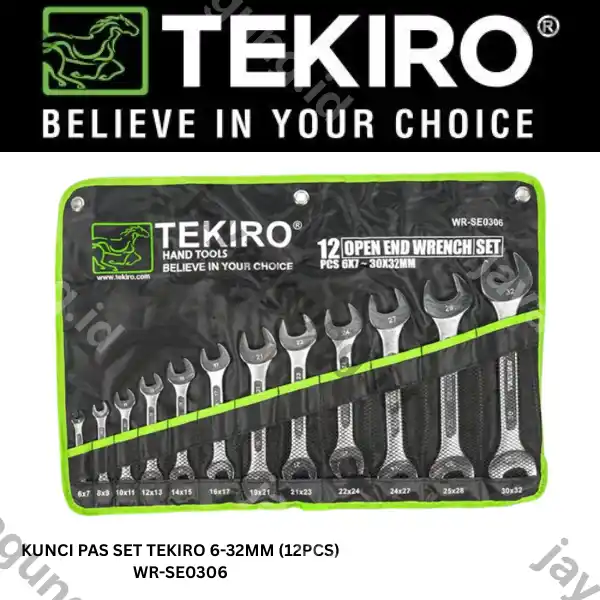 KUNCI PAS SET TEKIRO 6-32MM (12PCS) WR-SE0306
