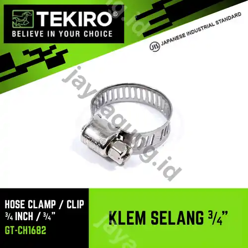 KLEM SELANG TEKIRO 3/4" GT-CH1682
