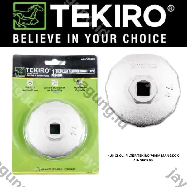 KUNCI OLI FILTER TEKIRO 74MM MANGKOK AU-OF0965
