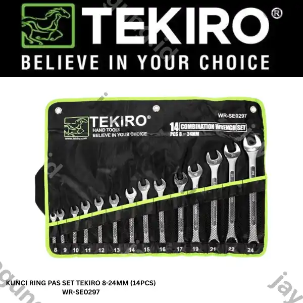 KUNCI RING PAS SET TEKIRO 8-24MM (14PCS) WR-SE0297