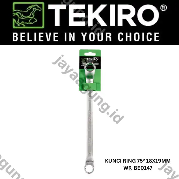 KUNCI RING 75° TEKIRO 18X19MM WR-BE0147