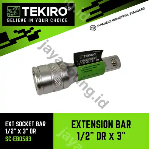 EXT SOCK TEKIRO 1/2"X3" SC-EB0583