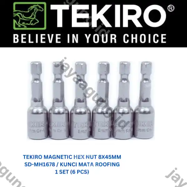 MAGNETIC HEX NUT TEKIRO 8X45MM SD-MH1678