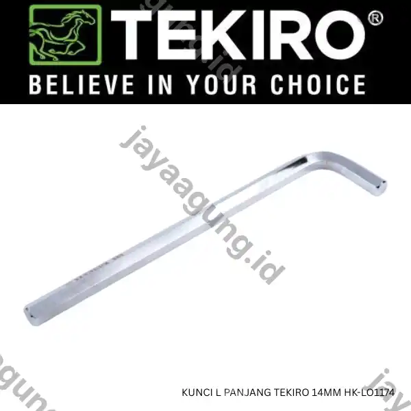 KUNCI L PANJANG TEKIRO 14MM HK-LO1174