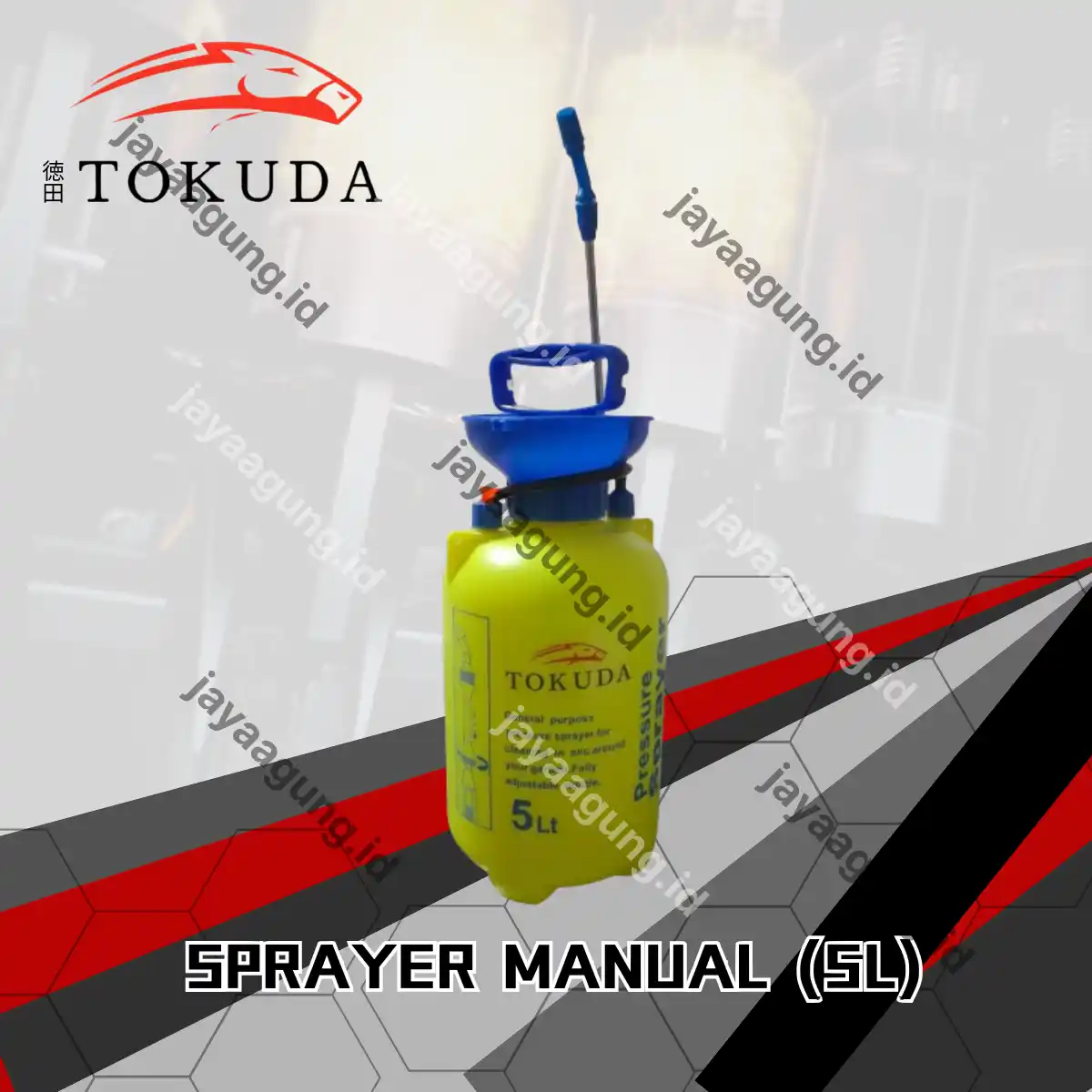 SPRAYER MANUAL TOKUDA 5L (YELLOW-BLUE)