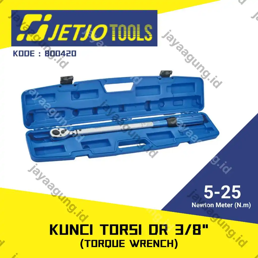 KUNCI TORSI DR 3/8" JETJO 5-25N.M 800420*