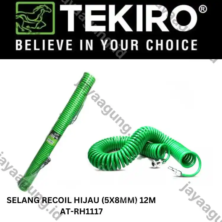 SELANG RECOIL HIJAU TEKIRO (5X8) 12M AT-RH1117