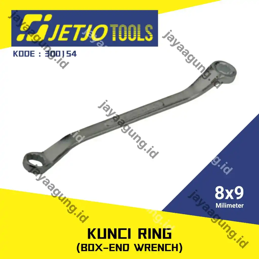 KUNCI RING JETJO 8X9MM 300154
