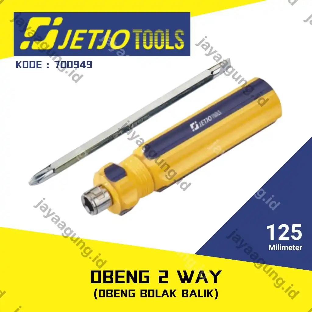 OBENG BOLAK BALIK JETJO 125MM 700949
