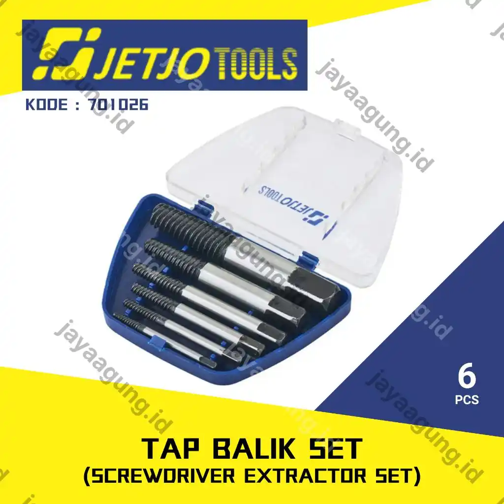 TAP BALIK SET JETJO 6PCS 701026