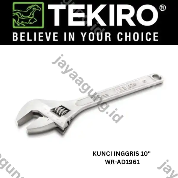 KUNCI INGGRIS TEKIRO 10" WR-AD1961
