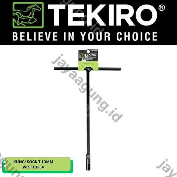 KUNCI SOCK T TEKIRO HITAM 10MM WR-TT0234
