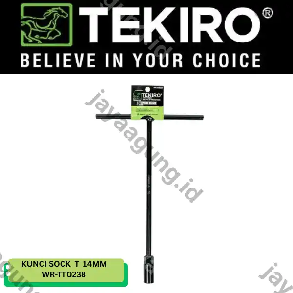 KUNCI SOCK T TEKIRO HITAM 14MM WR-TT0238