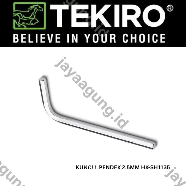 KUNCI L PENDEK TEKIRO 2.5MM HK-SH1135