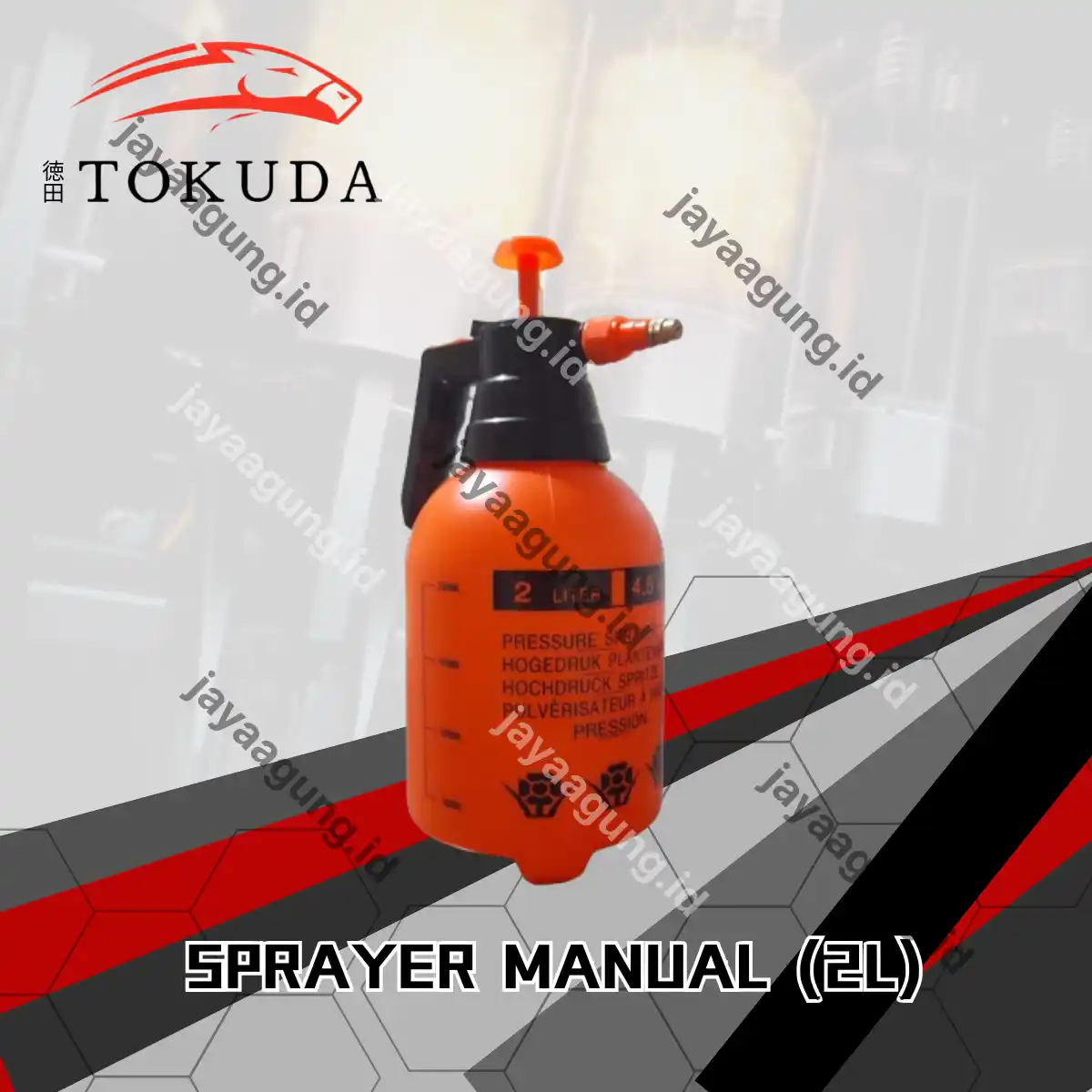 SPRAYER MANUAL TOKUDA 2L (ORANGE)