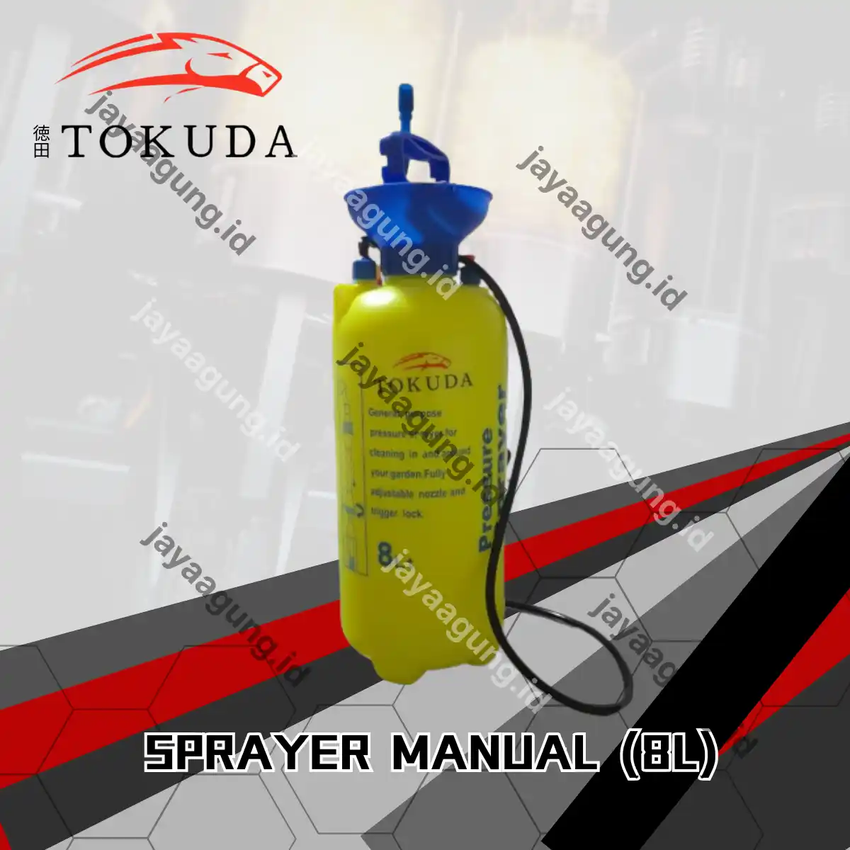 SPRAYER MANUAL TOKUDA 8L (YELLOW-BLUE)